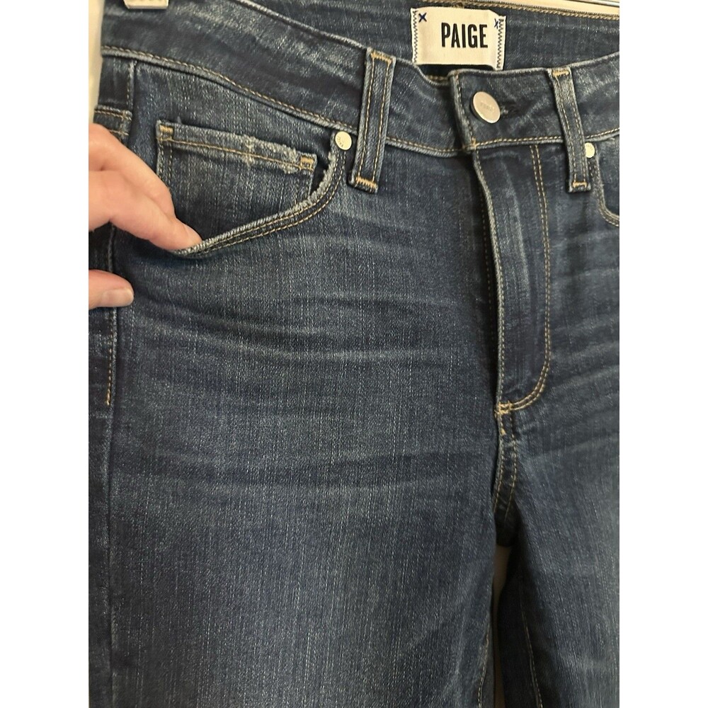 PAIGE Hoxton Ankle Socal Denim Blue Jeans Women's 23 NWOT - Picture 4 of 11